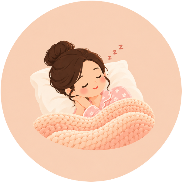 Mum sleeping peacefully